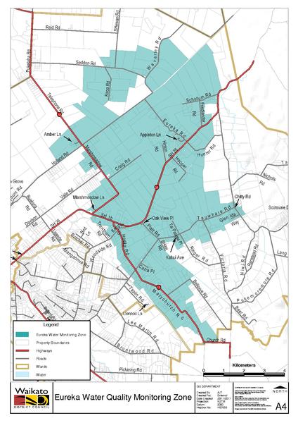 Eureka Water Quality Montoring Zone